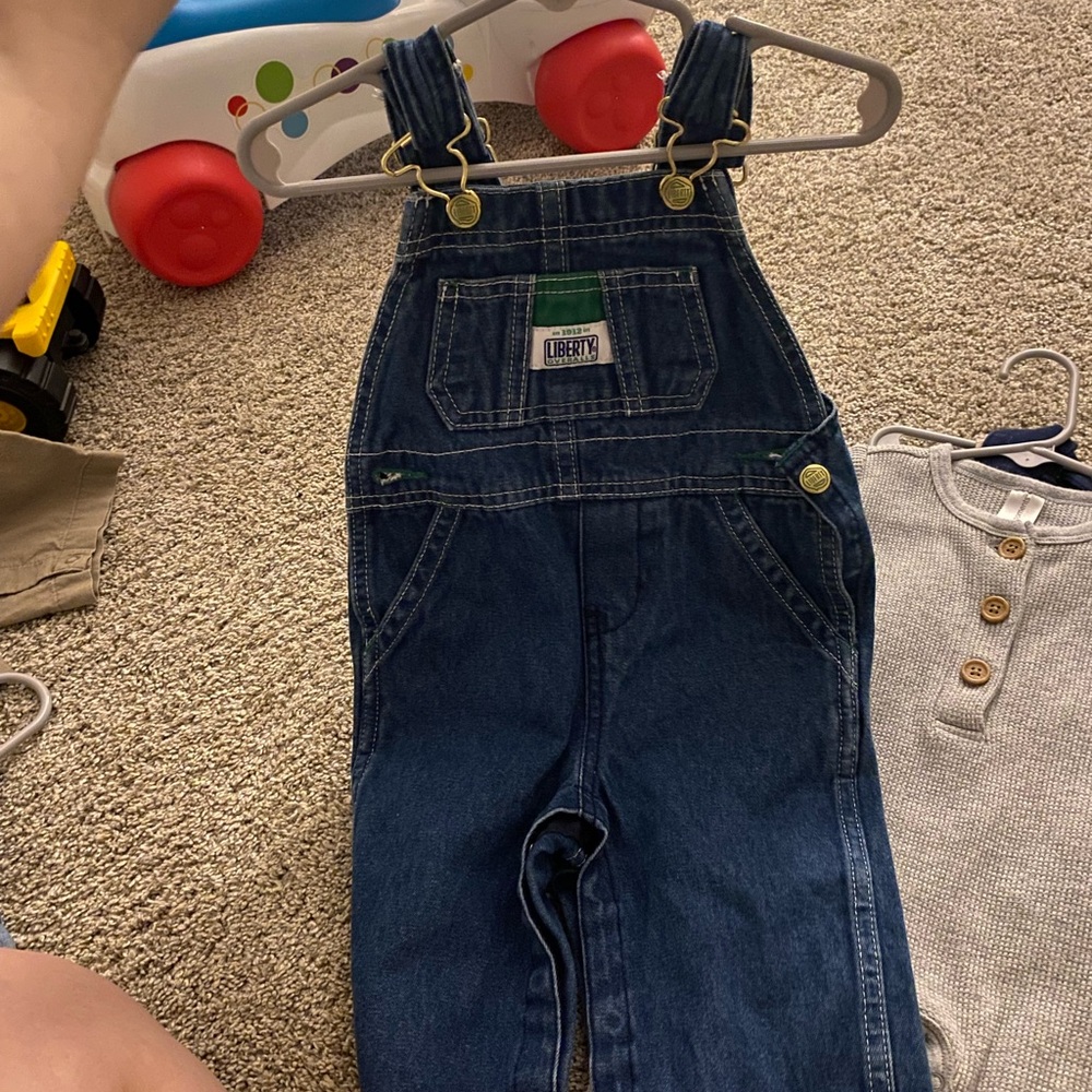 Liberty Blue Denim Overalls Classic Workwear Style